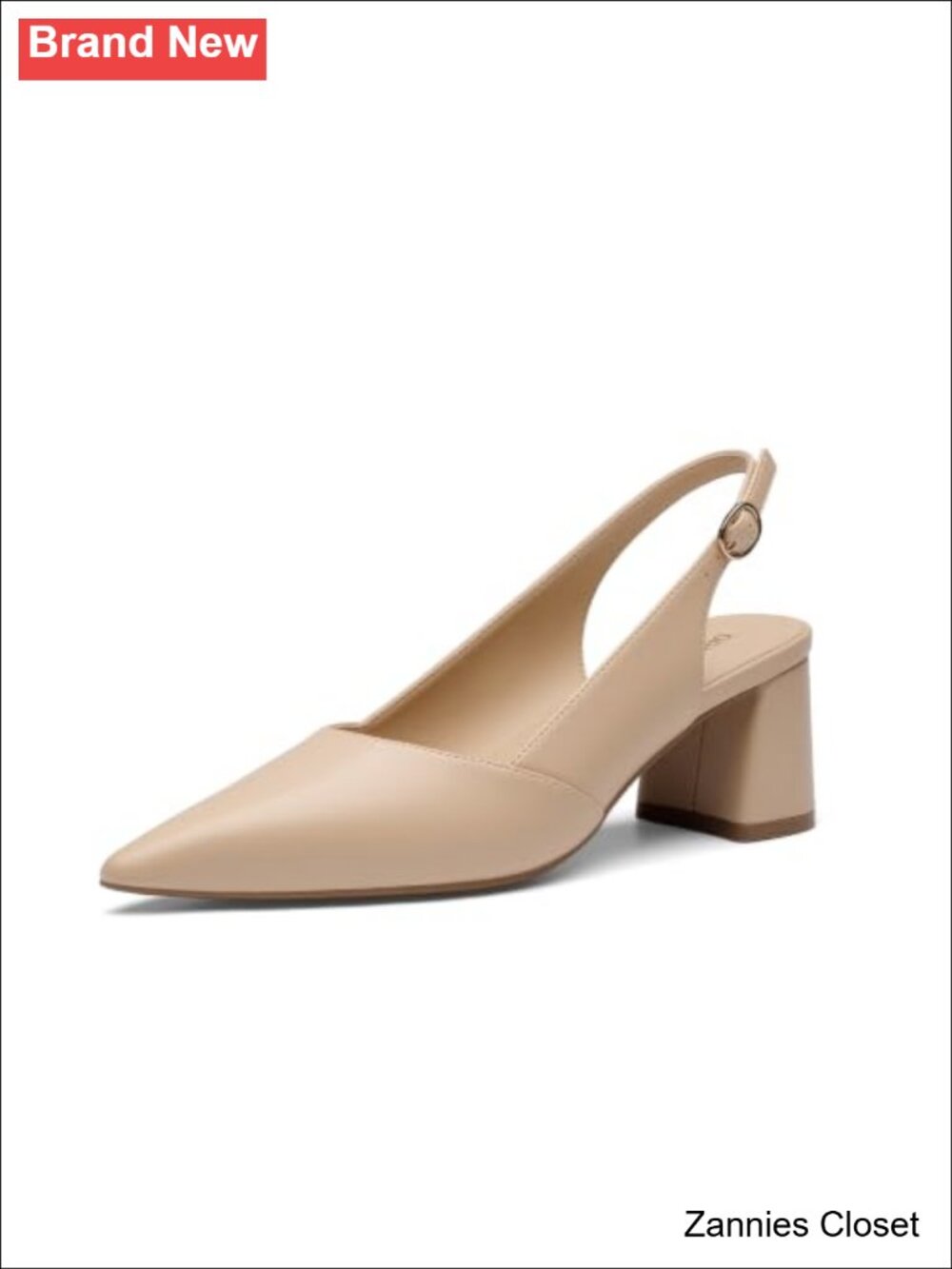 ✨ DREAM PAIRS Womens Slingback Chunky Heels